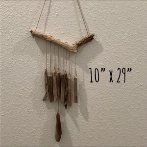 Driftwood Art, Driftwood Wind Chime , Mobile, Driftwood Coastal Decor